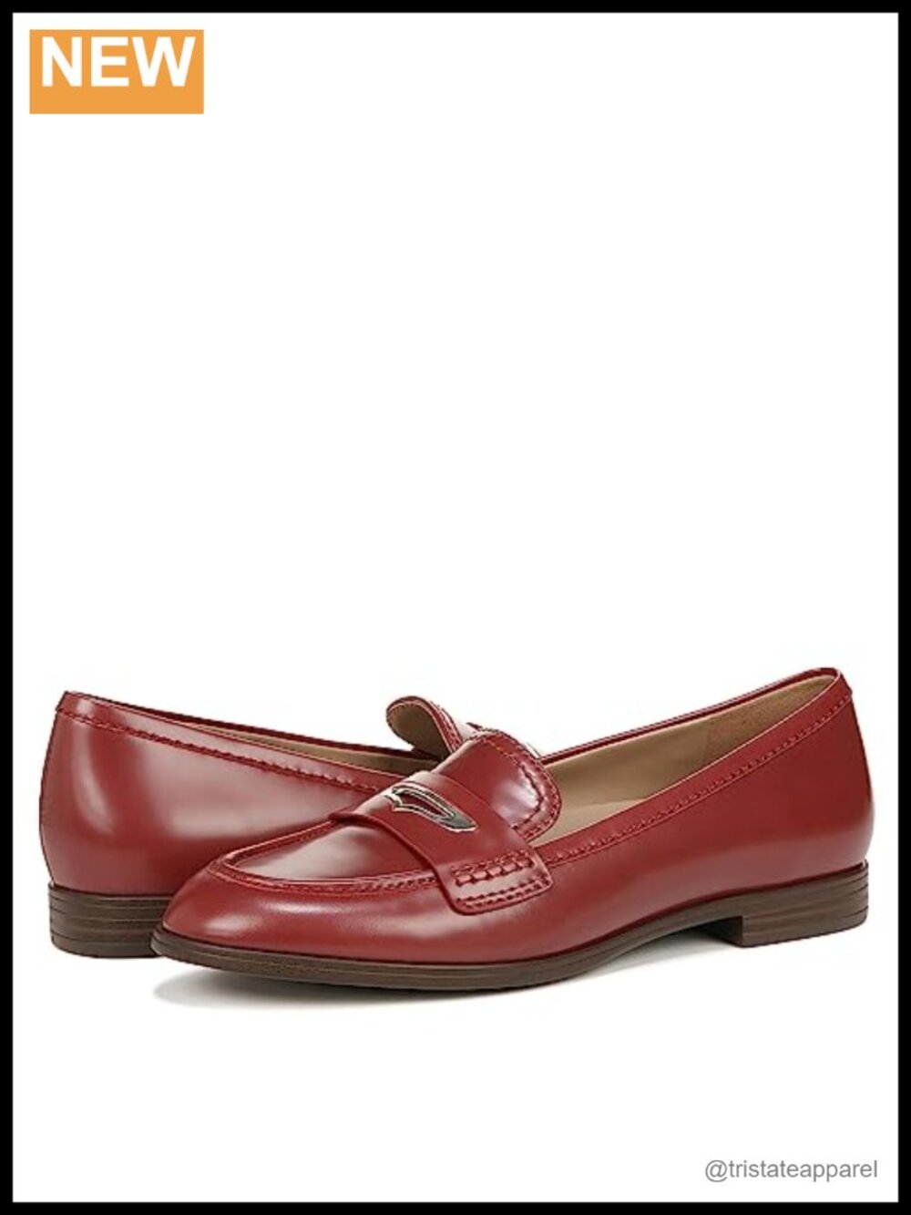 27 Edit Women's Georgiana Loafer Leather Pull-On Comfort Shoe